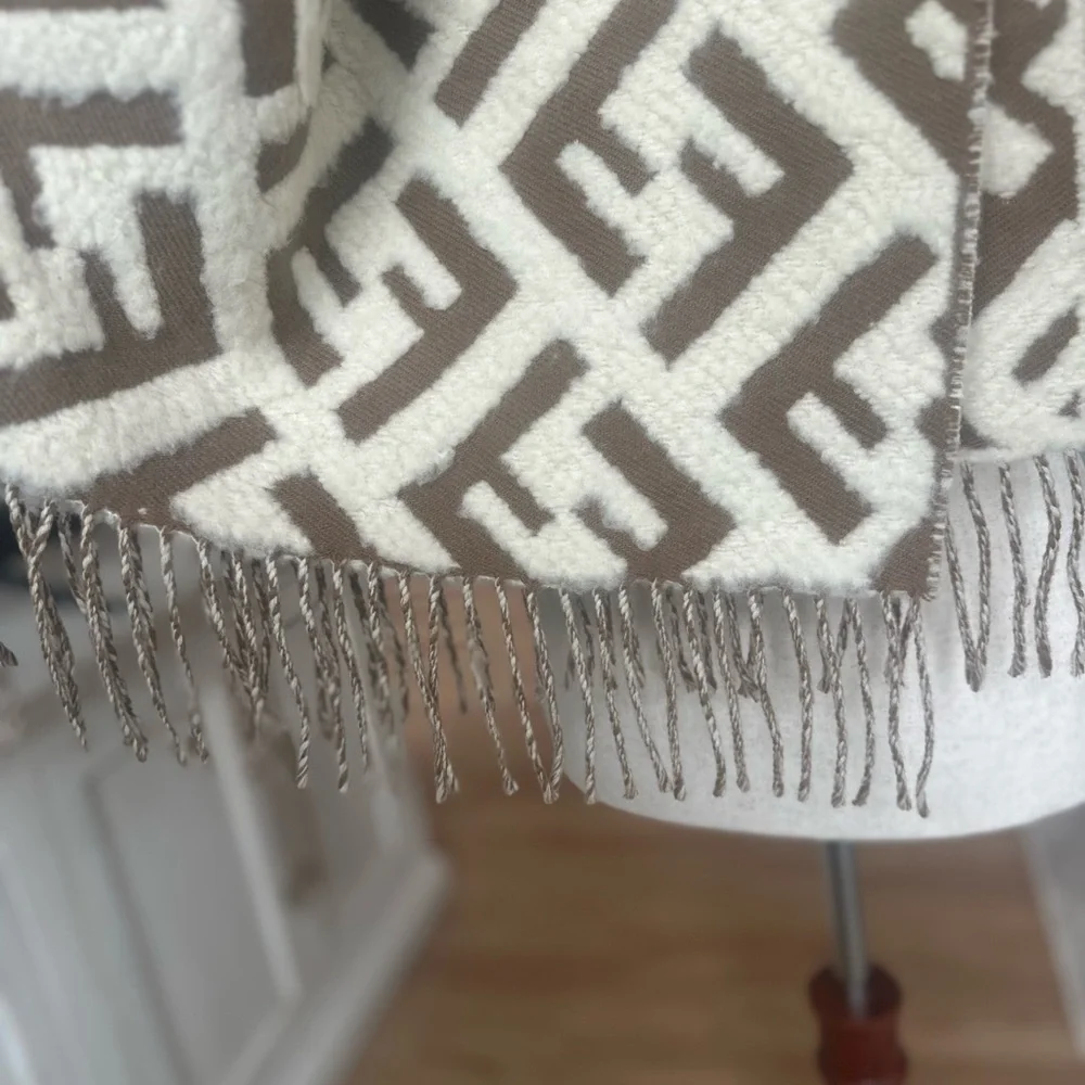 Fendi - Vintage Zucca Logo Printed Scarf